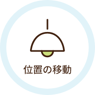 位置の移動